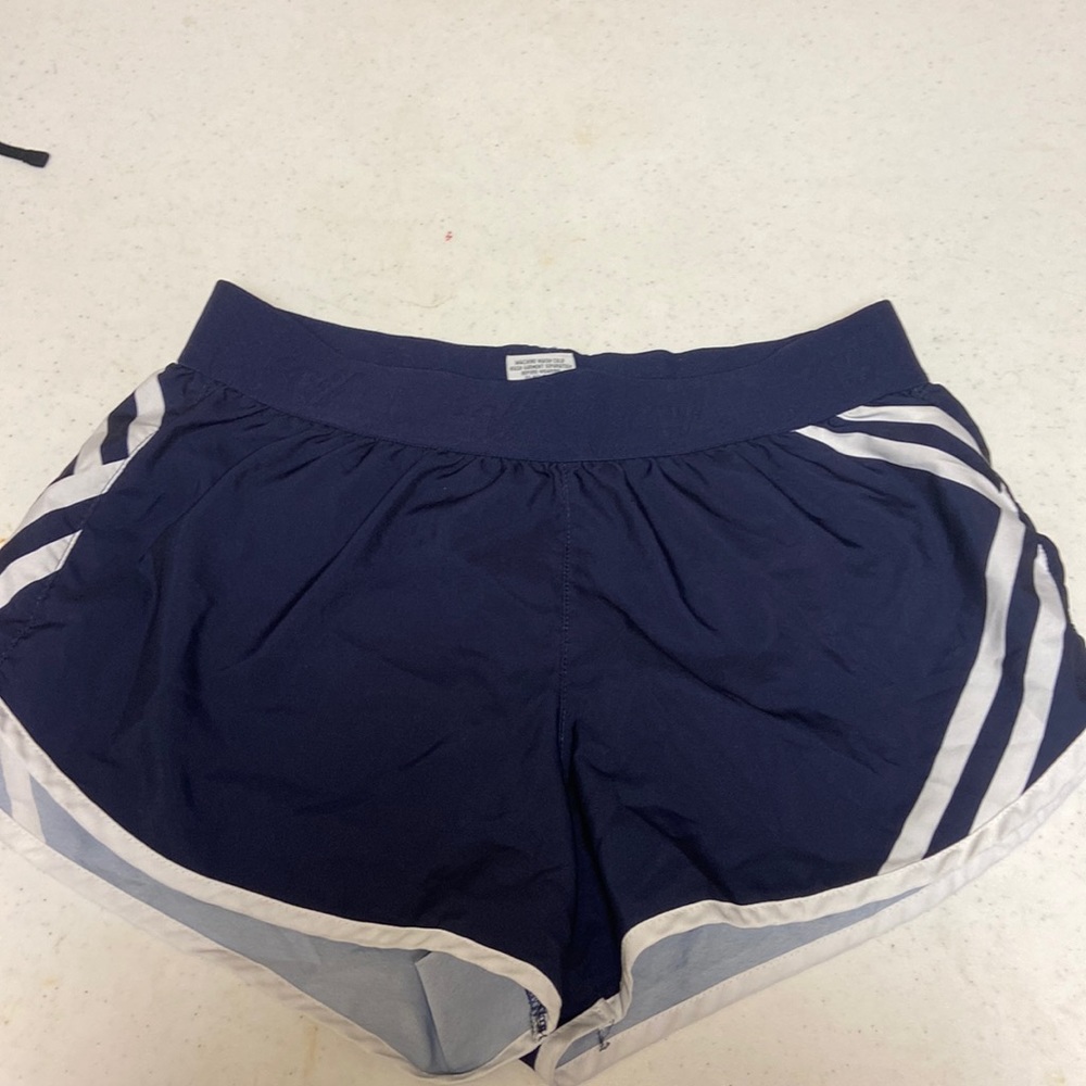 These shorts are a navy blue